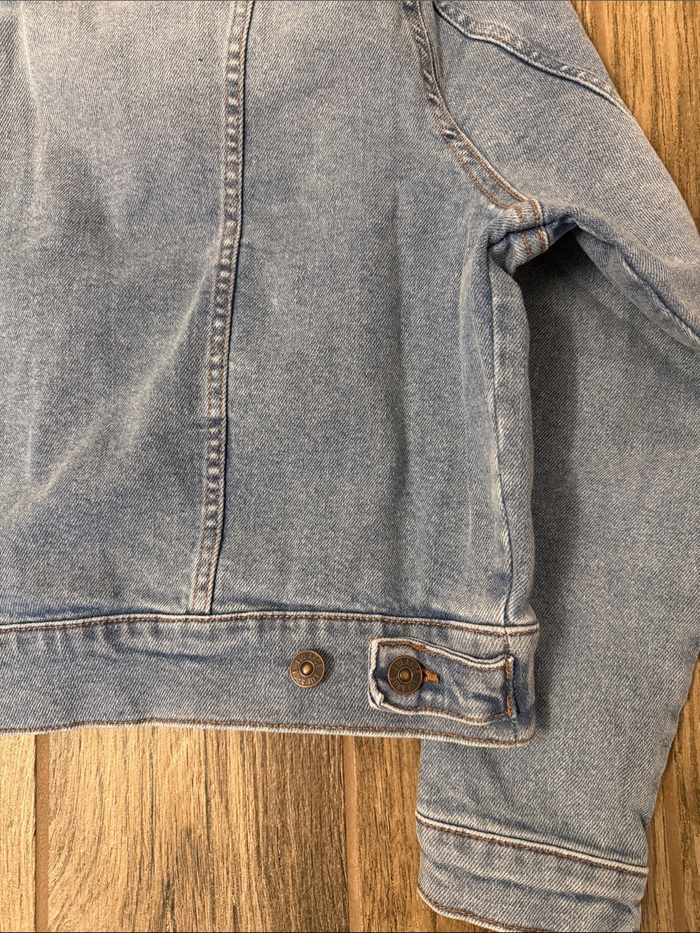 LuLaRoe Light Blue Denim Jean Jacket NWT Medium - Picture 11 of 12